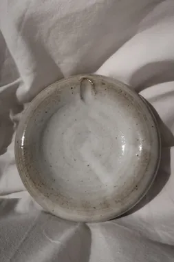 Black & white ashtray
